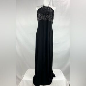 Tommy Bahama Sequin Halter Maxi Dress